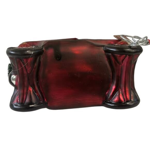 Dept 56 Handblown Mercury Glass Jumbo Christmas 'Old Fashion Auto' Ornament-NWT - Picture 5 of 6